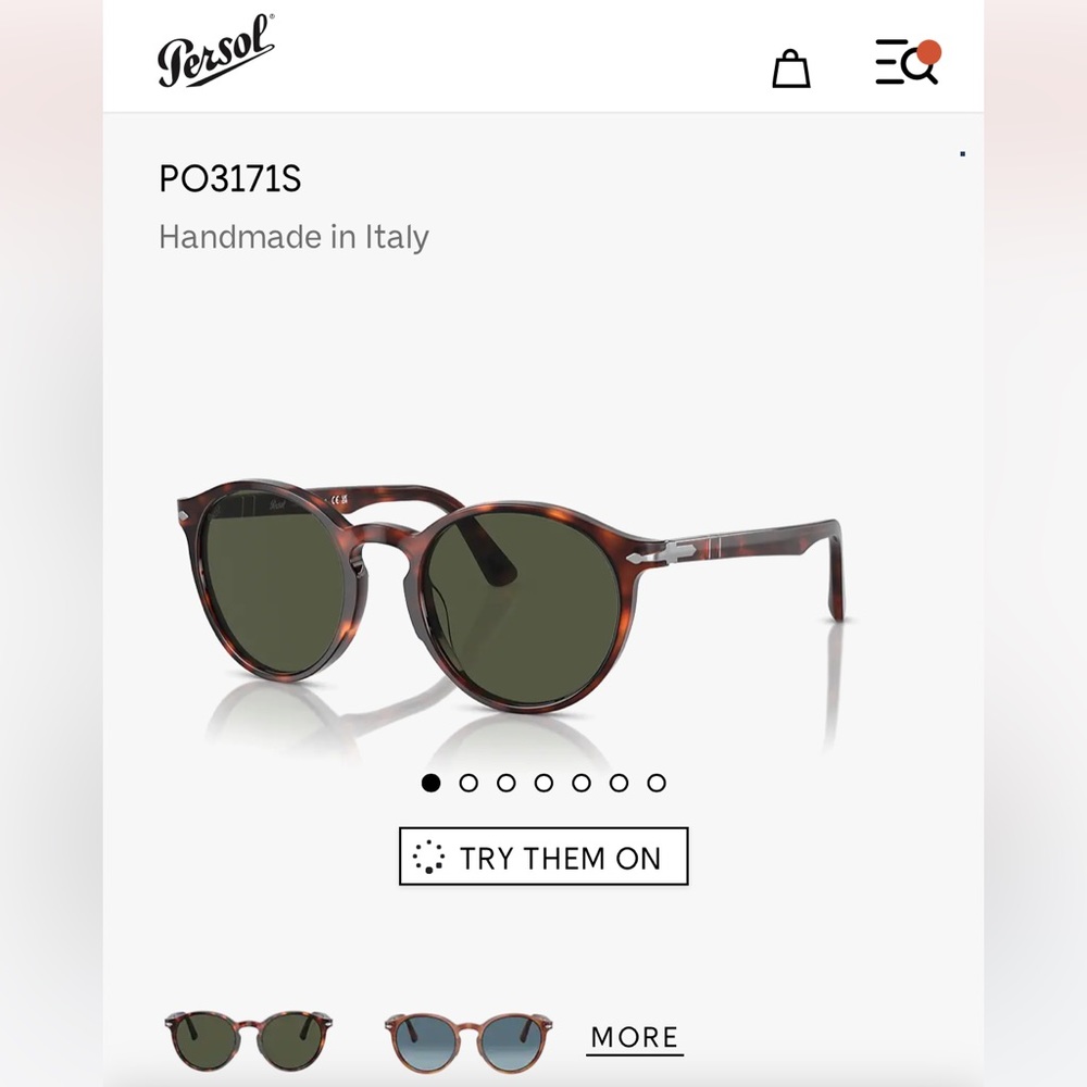 Persol Sunglasses - PO3171S 52/20